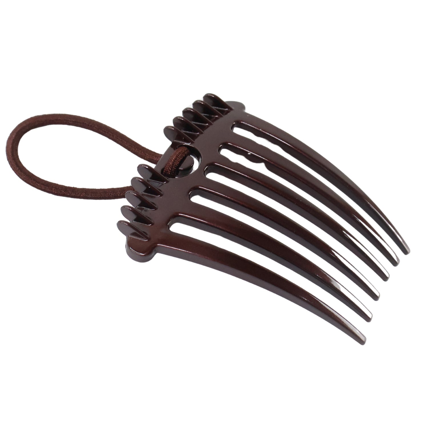 Ponytail Comb with Elastic Loop - (1 Pc) Ponytail Comb with Elastic Loop - (1 Pc)